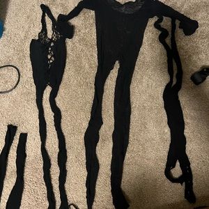 Bundle, sexy panties/fishnet. Size large panties